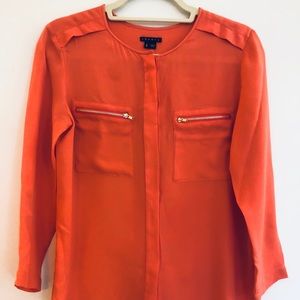 Theory Silk Button Down